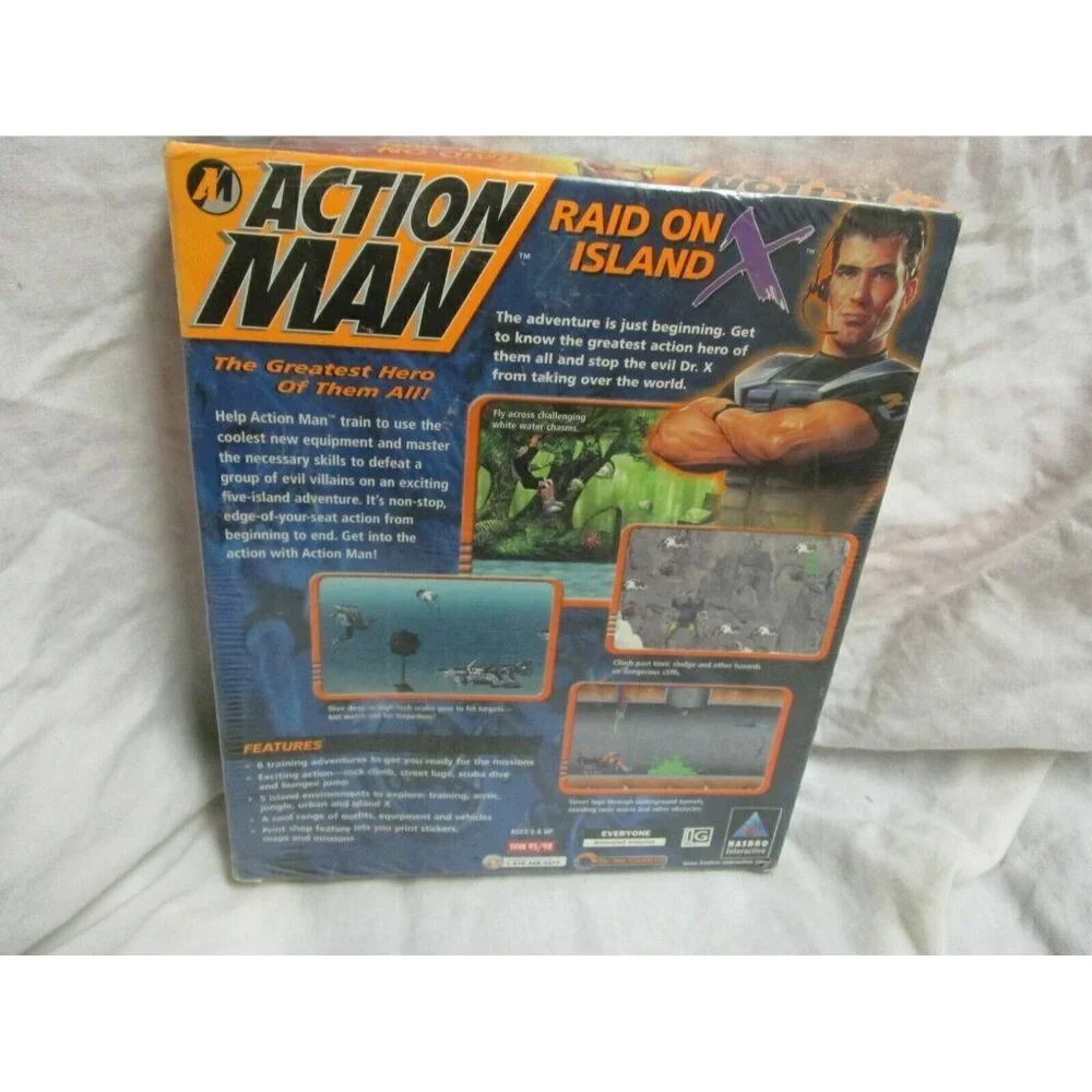 NEW Action Man: Raid on Island X (PC, 2000) SEALED  Windows 95/98